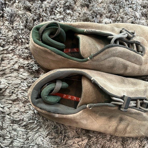Prada Men’s Suede Sneakers - Picture 3 of 11